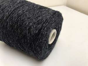 Aran uld-hør luksus blanding - drøn lækker kvalitet, antracit melange, 1000 gram